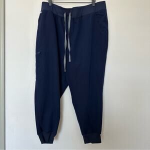 Figs Zamora Jogger Scrub Pants Womens 3XLP Navy